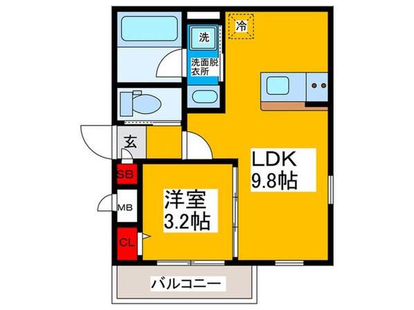 Ｒａ Ｇｒａｎｄｅ 三国の物件間取画像